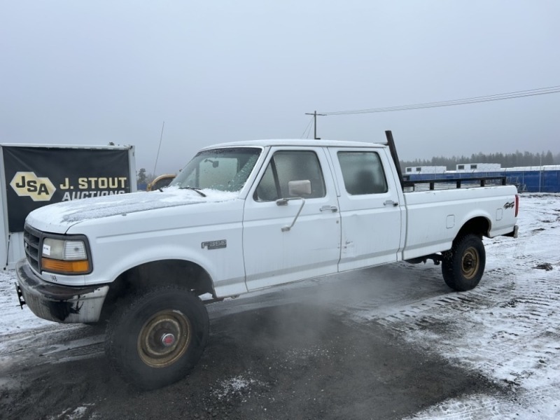 1992 Ford F350 Custom Crew Cab 4X4 Pickup