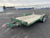 2000 Fox Trailers T/A Tilt Deck Equipment Trailer