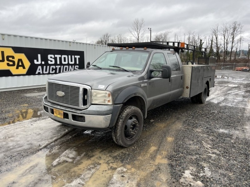 2006 Ford F450 XL SD Crew Cab Utility Truck