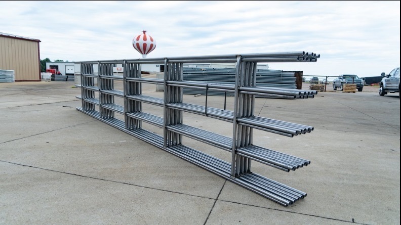 20' Galvanized Fencing Panels, Qty. 10