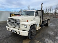 1984 Ford F800 Flatbed Dump Truck