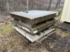 Concrete Vault Lids Qty: 3 - 2