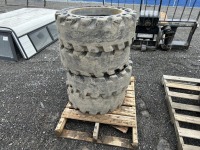 Bobcat Solid Tires on Rims, Qty: 4