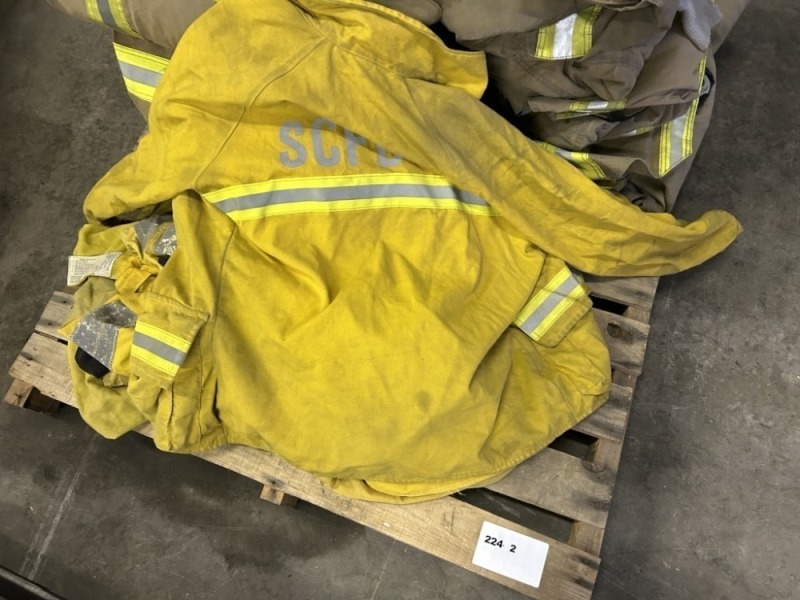 Firefighter Lightweight Coats, Qty 6