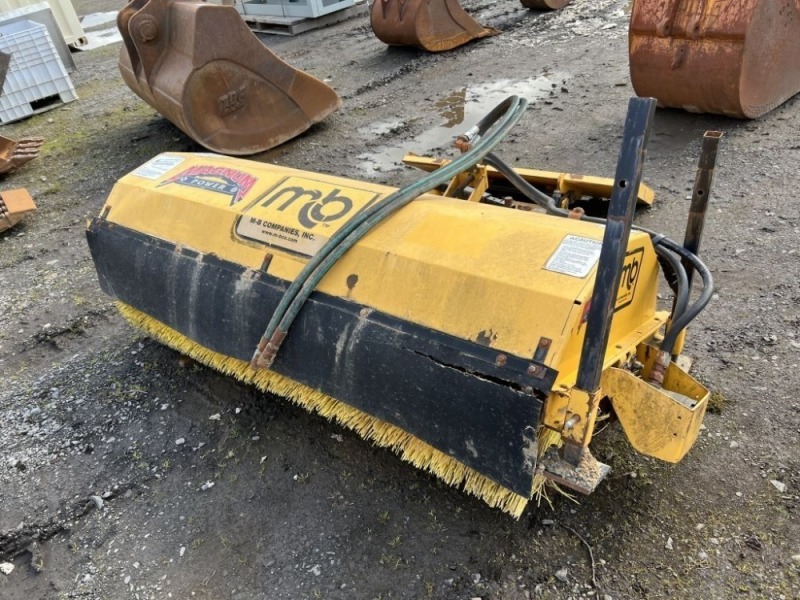 MB 72" Angle Broom for Skidsteer