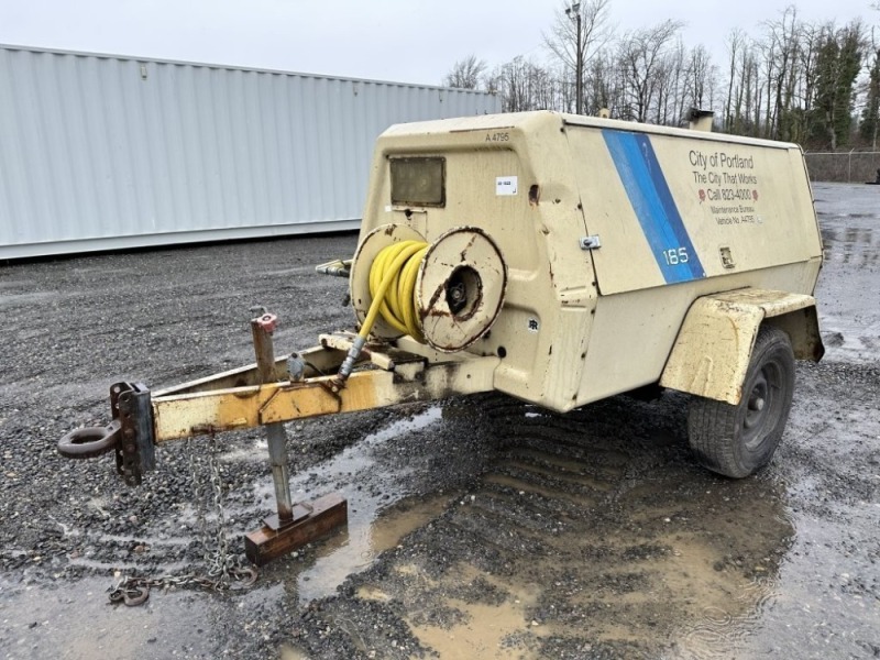 1988 Ingersoll-Rand 185 Towable Air Compressor