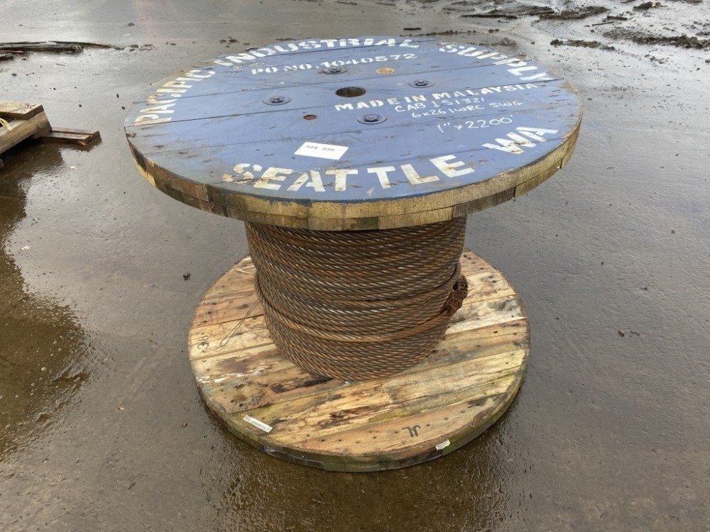 Stout Wire 3/4 Wire Rope, 1200 ft. | J. Stout Auction