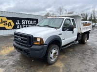 2007 Ford F450 XL SD 4X4 Dump Truck