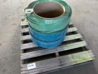 1/2" Green Strapping Rolls, Qty 3