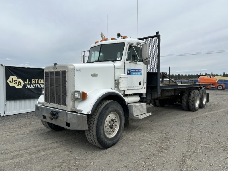 1996 Peterbilt 357 Flatbed Truck