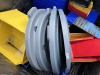 Plastic Crate of Bins - 6