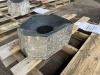 Black Basalt Birdbath - 2