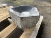Black Basalt Birdbath - 4
