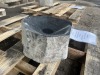 Black Basalt Birdbath - 2