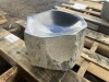 Black Basalt Birdbath - 3