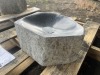Black Basalt Birdbath - 4