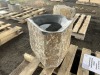 Black Basalt Birdbath - 2