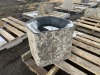 Black Basalt Birdbath - 3