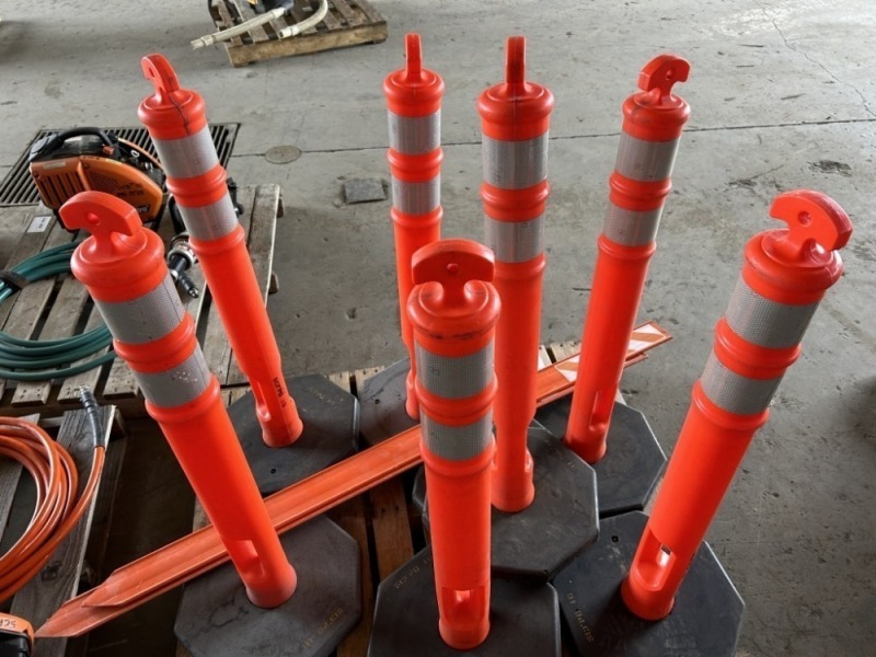 Candle Stick Safety Cones, Qty 7