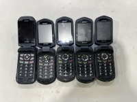 Kyocera DuraXV Flip Phones Qty. 5