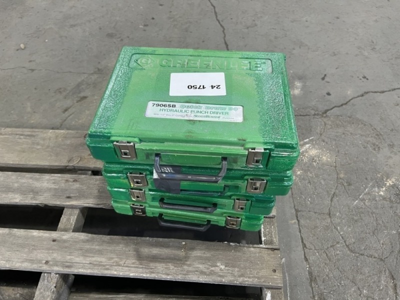 Greenlee Hydraulic Punch Set Qty: 4