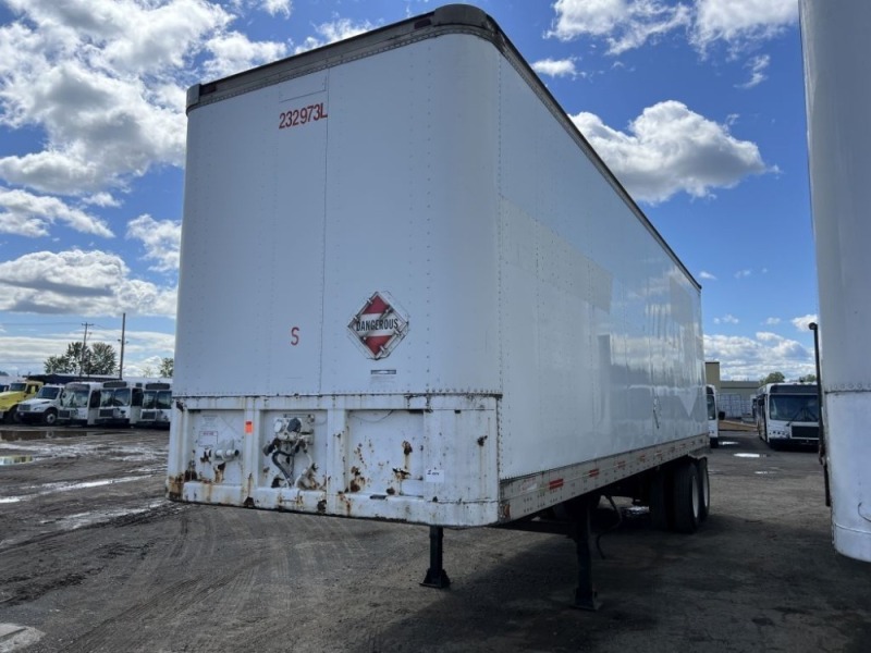 1988 Fruehauf 32' T/A Dry Van Trailer