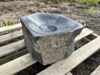 Hand Polished Small Bird Bath