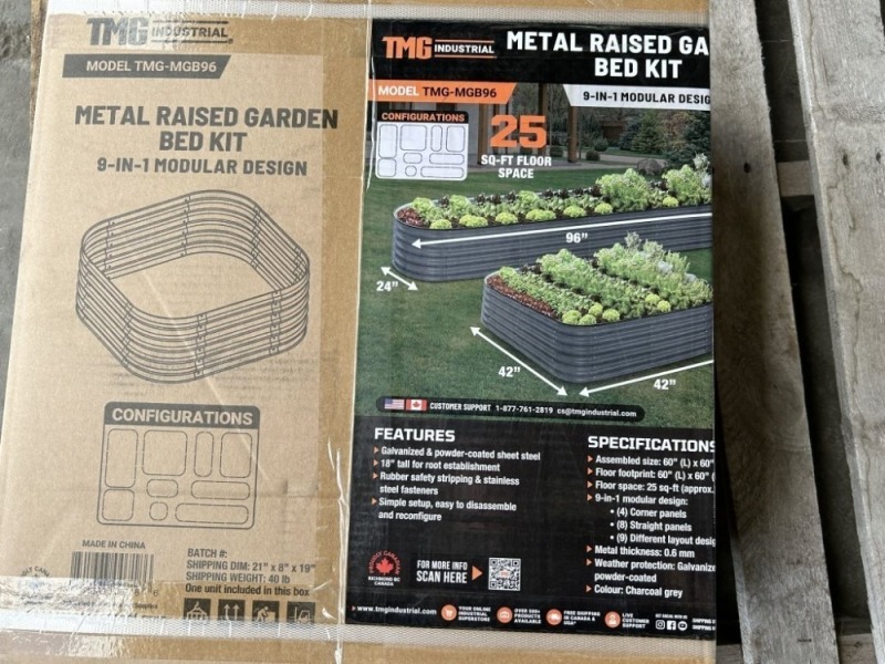 2024 TMG MGB96 Metal Raised Garden Bed Kit