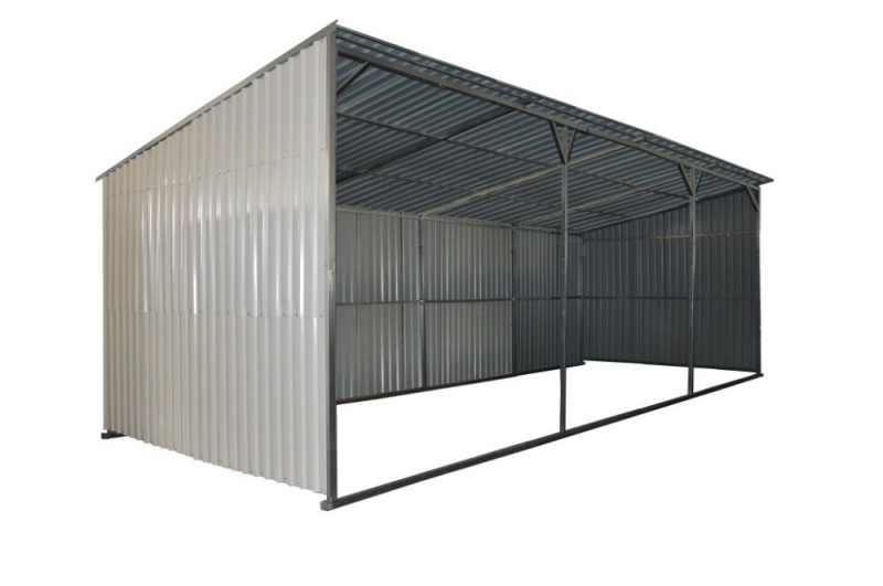 2024 TMG MS1220L Metal Livestock Shed