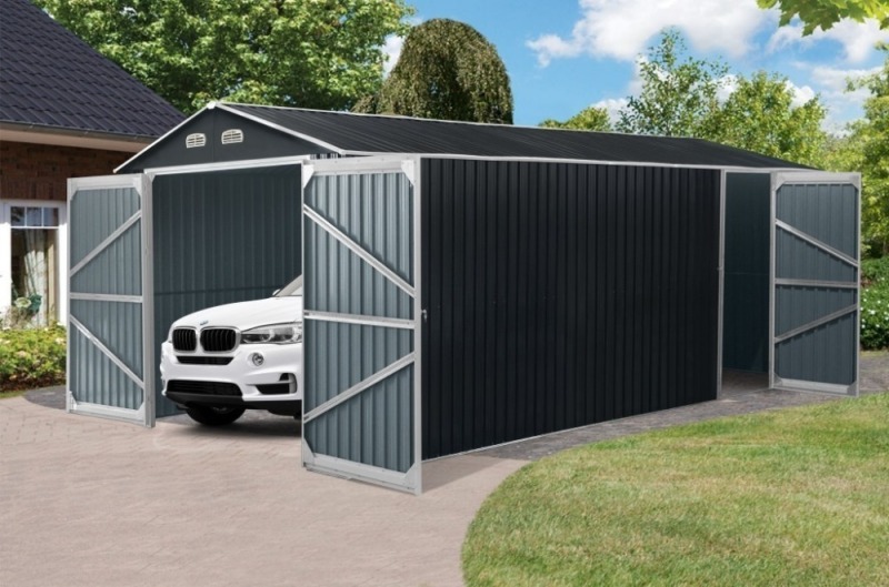 2024 TMG MS1320A Metal Garage Shed