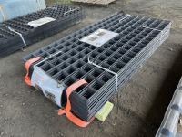 2024 Grey Metal Rail Panels, Qty 40