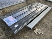 2024 Grey Metal Roof Panels, Qty 70