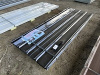 2024 Black Metal Roof Panels, Qty 70