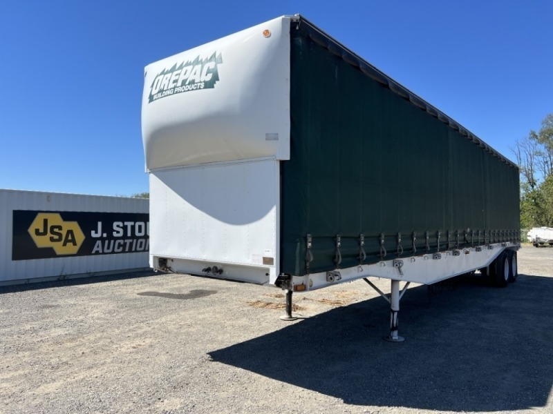 1987 Utility TS2W T/A Curtain Side Trailer