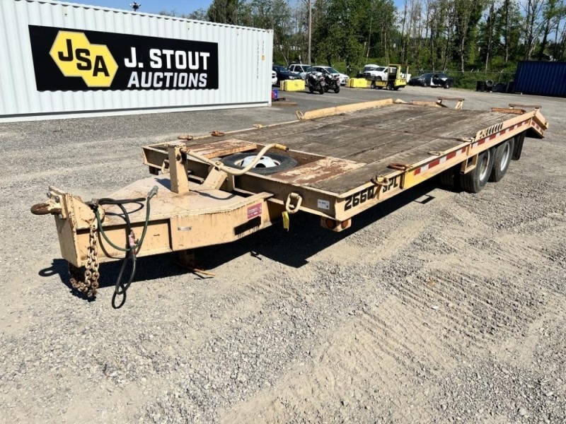 1987 Zieman SPL 2660 T/A Equipment Trailer