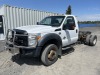 2011 Ford F550 SD 4X4 Diesel Cab and Chassis