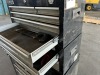 Stacked Tool Boxes and Rolling Cabinet - 14