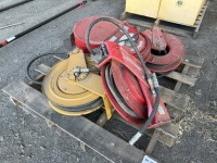 Reel Craft Hose Reels with Hose, Qty 4