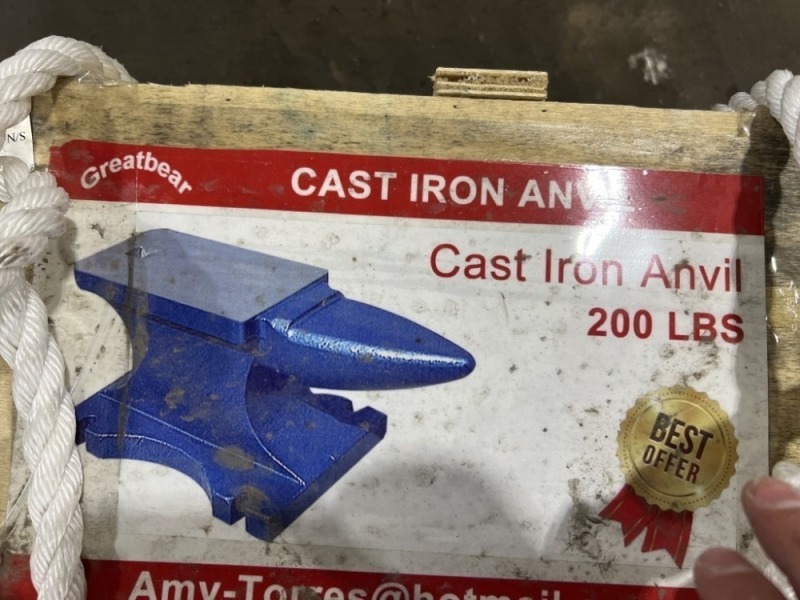 2023 Greatbear Cast Iron Anvil