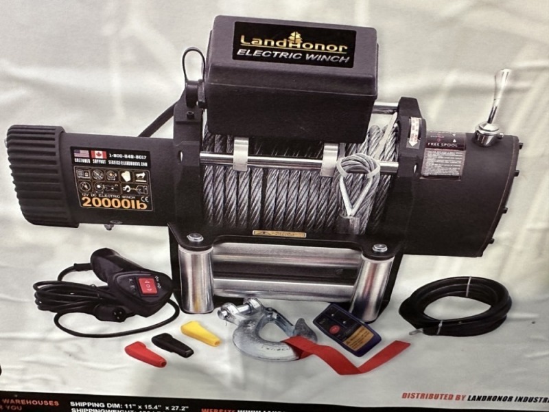 2024 Land Honor Electric Winch