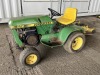 John Deere 212 Ride On Mower