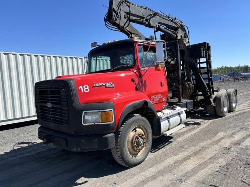 1994 Ford L9000 T/A Log Loader Truck