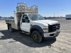 2009 Ford F550 SD XL 4X4 Flatbed Truck - 7