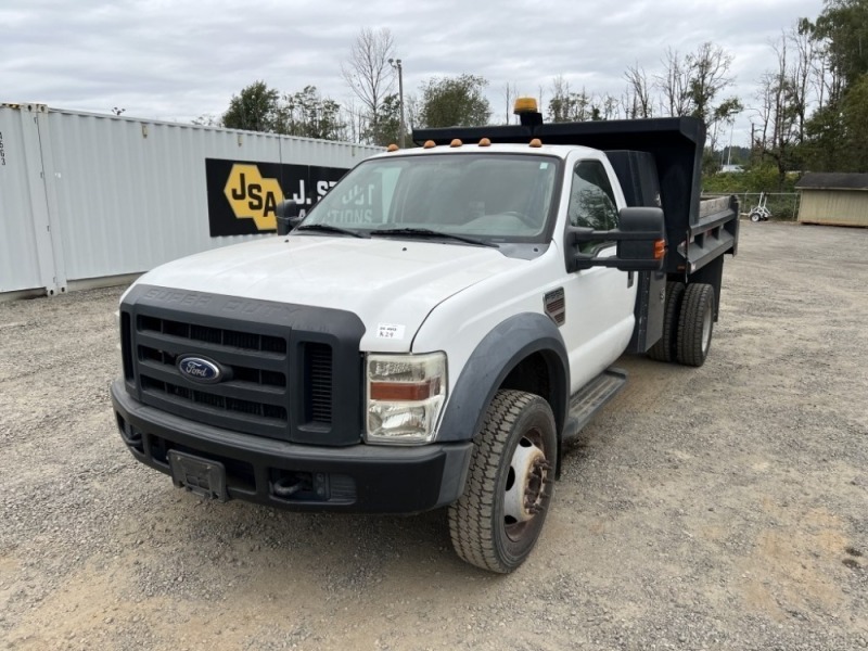 2009 Ford F550 XL SD 4x4 Dump Truck