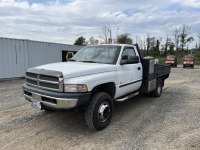 1999 Dodge Ram 4x4 Flatbed Truck