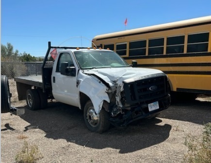 2009 Ford F350 4x4 Flatbed Truck