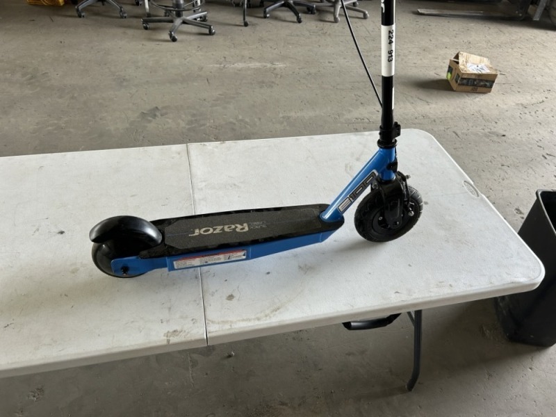 Blue Razor Electric Scooter