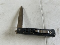 Black Folding Knife