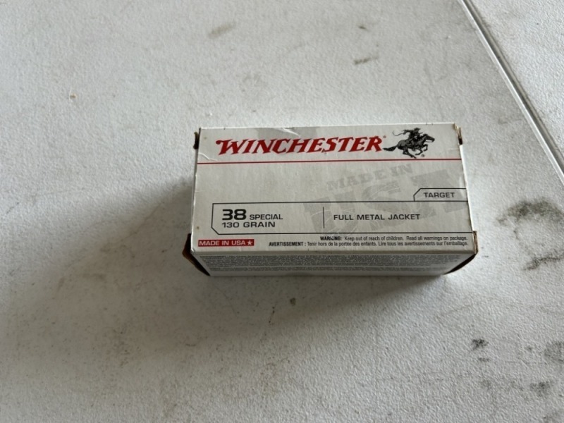 Winchester .38 Bullets