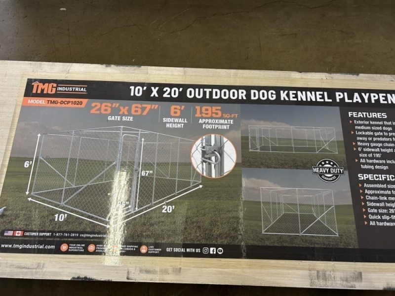 2024 TMG DCP1020 Dog Kennel